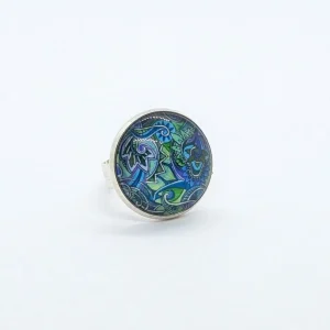Anillo cabujón