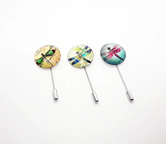 Broche cabujón