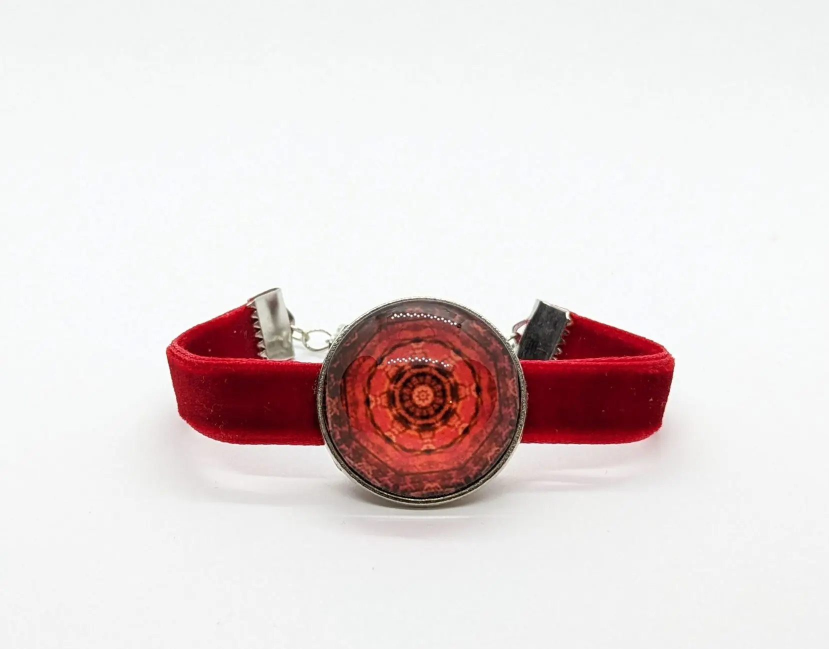 Pulsera cabujón roja