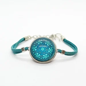 Pulsera cabujón turquesa