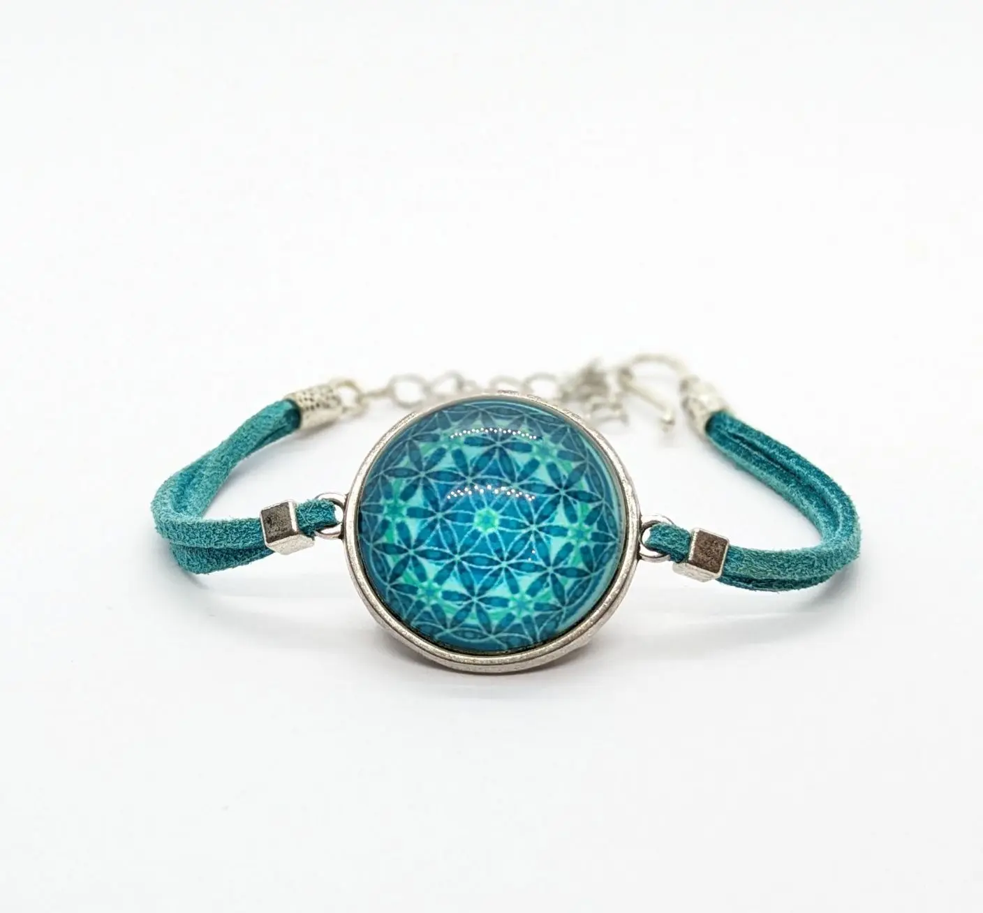 Pulsera cabujón turquesa