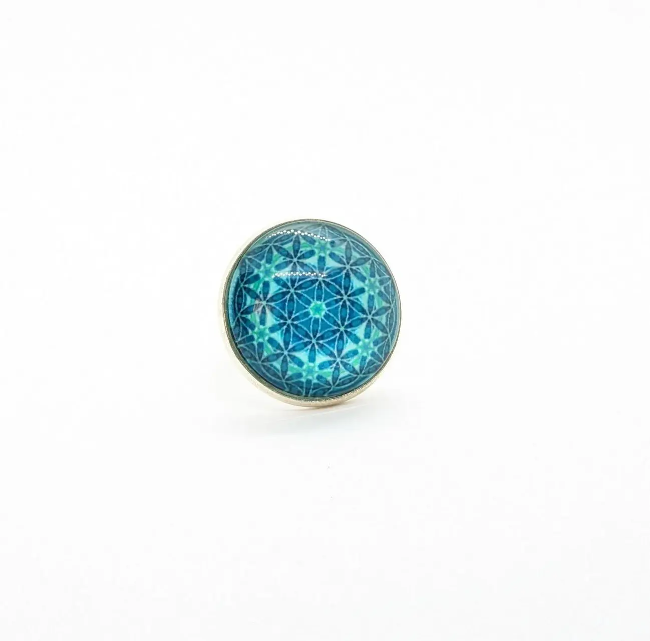 Anillo cabujón turquesa