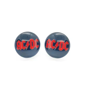Pendientes cabujón botón