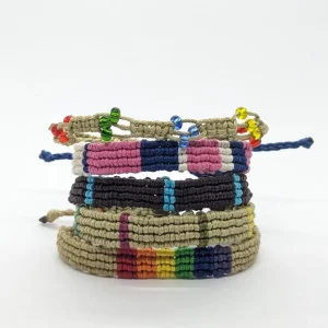 Pulsera de macramé