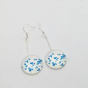 Pendientes de cabujón largos