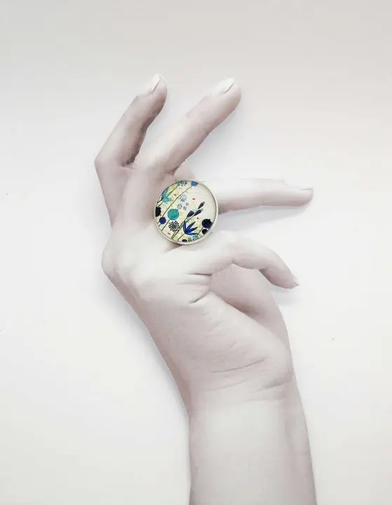 Anillo cabujón - Imagen 2